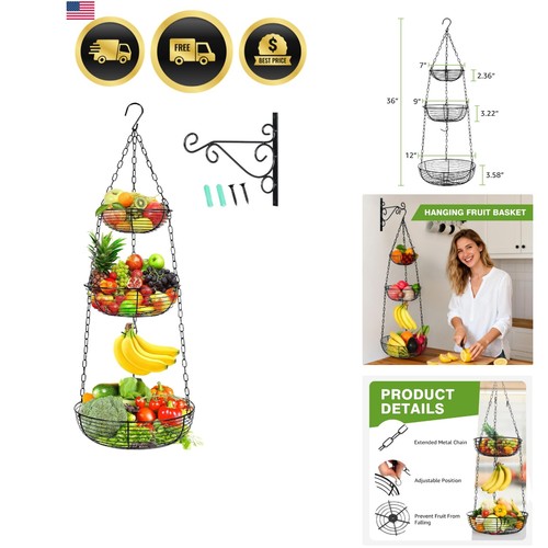 Tier hanging fruit - fruit, basket