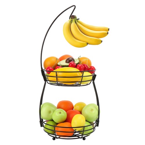 Tier fruit bowl stackable - fruit, bowl,