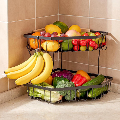 Tier corner fruit basket - corner,