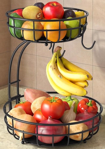Tier large fruit basket for - fruit,